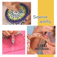 Diamentowy długopis do malowania Bling go na akcesoria do haftu zestaw zestaw do malowania diamentowego DIY narzędzia dekoracyjne 3mm 5mm okrągły diamentowy 3